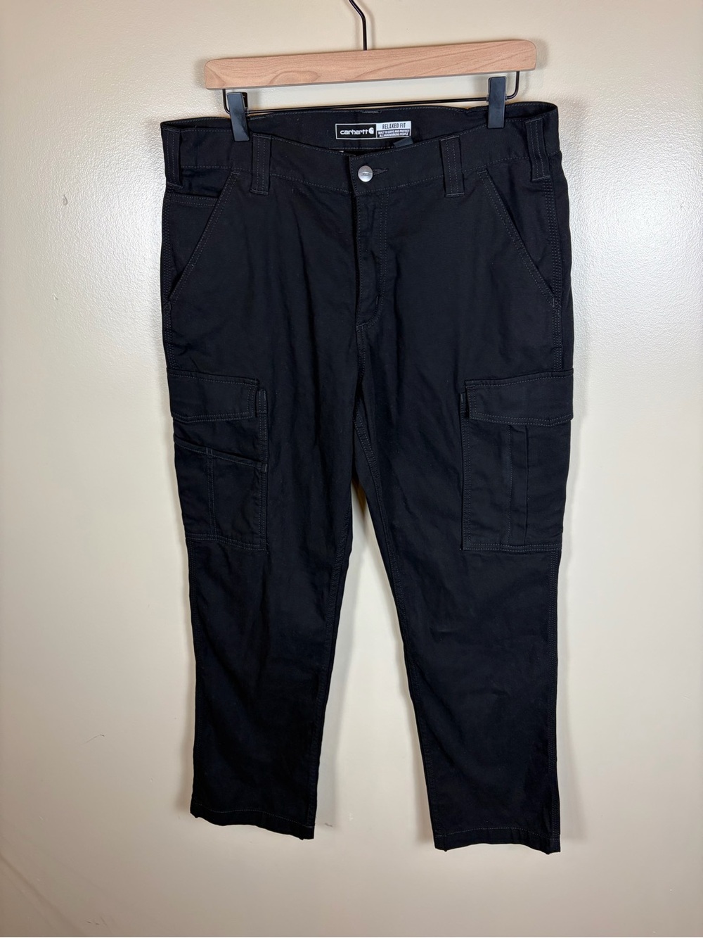Rugged flex canvas cargo men’s Carhartt pants 34x30